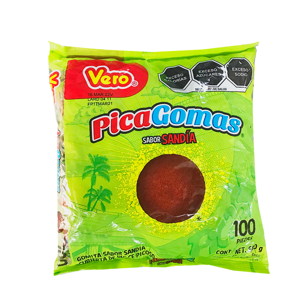 Pica Goma Sandía c/100 pz