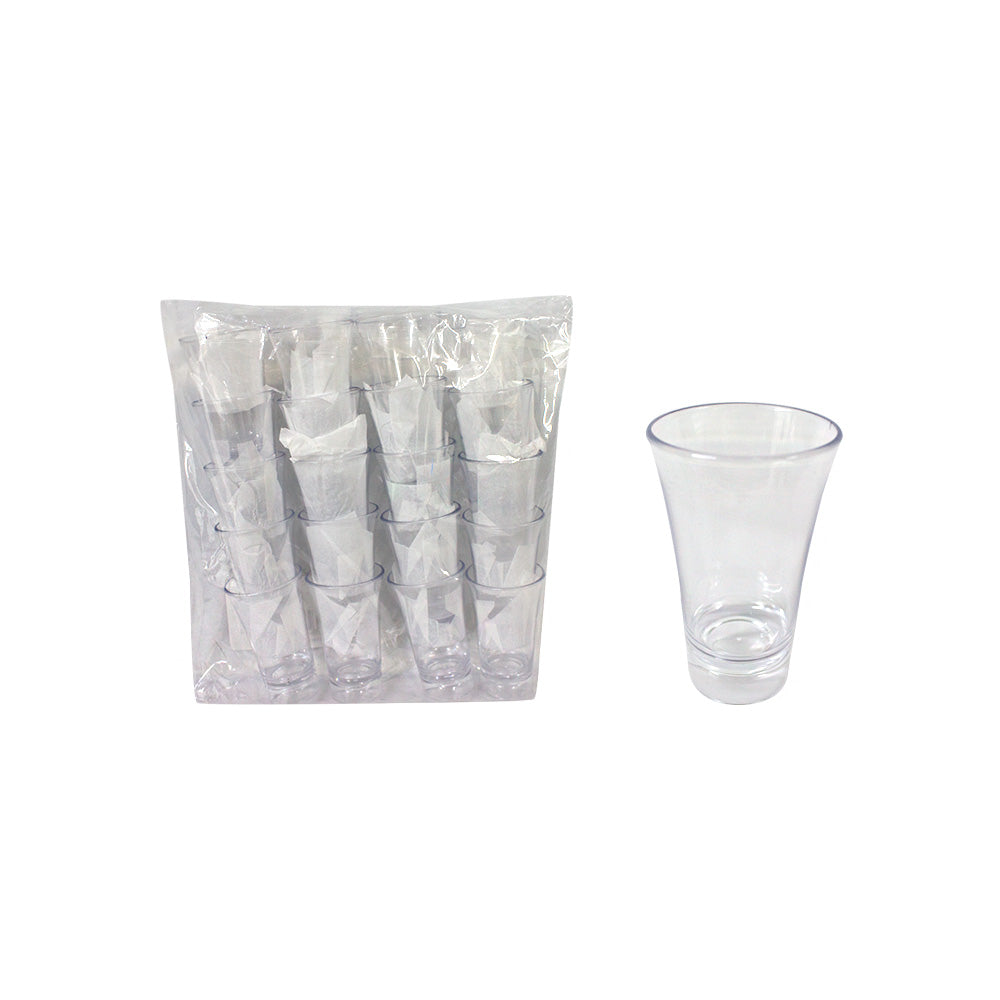 Vaso Tequilero de Acrílico c/20 pz