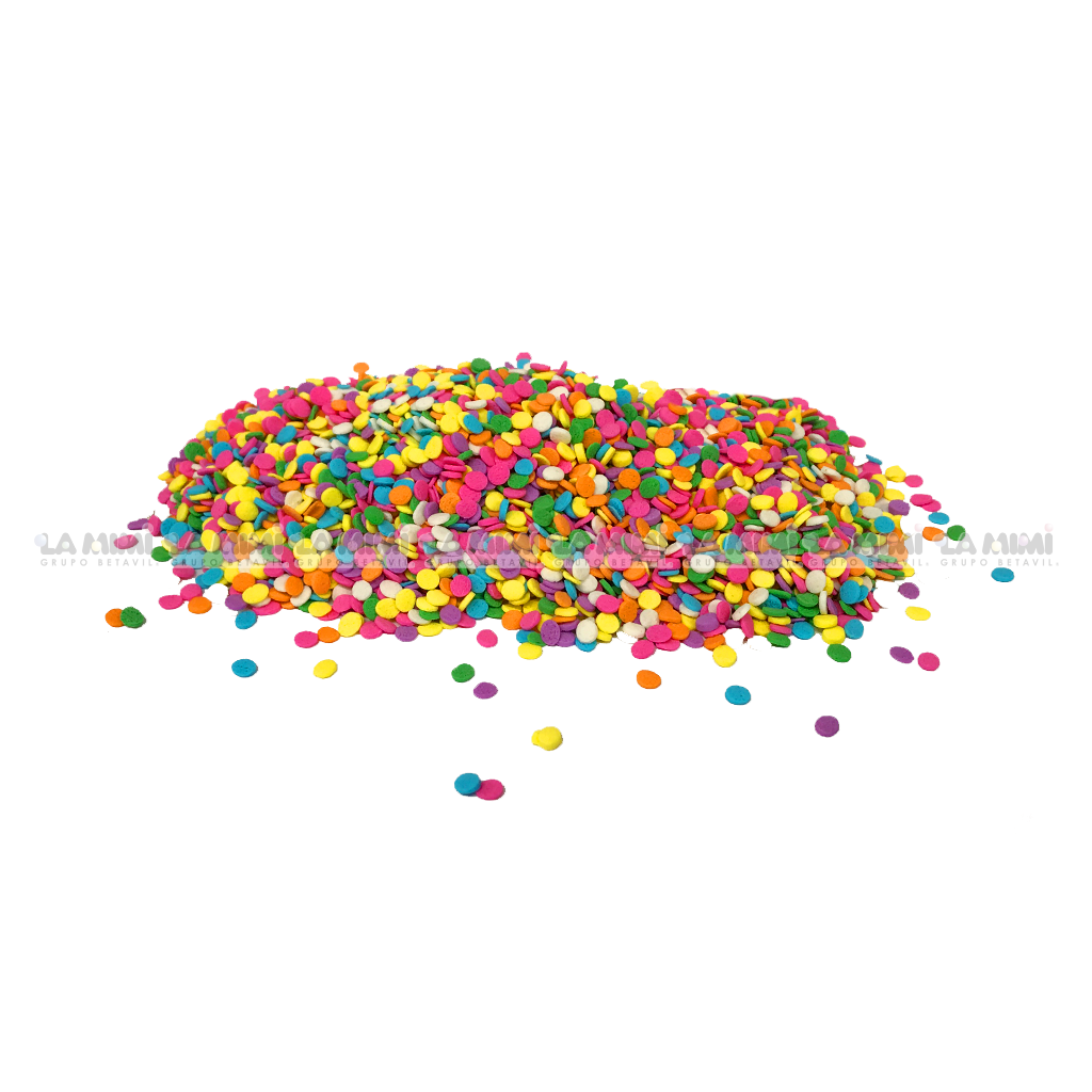 Confeti p/Pastel Redondo Mini c/70gr