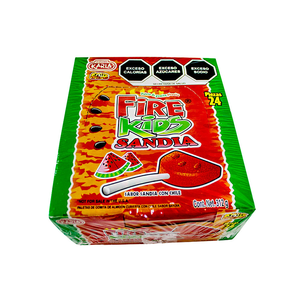 Paletas Fire kids sandia c/24 pz