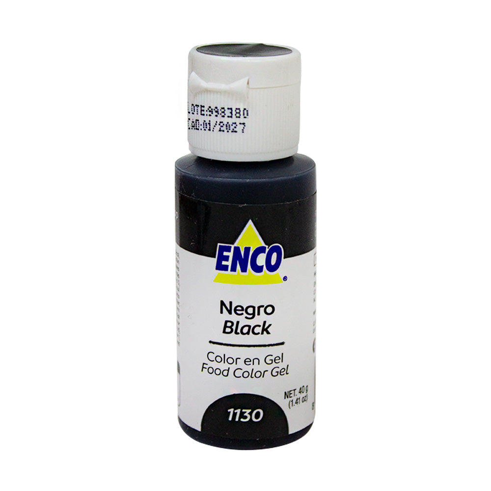 Colorante Negro 40gr Gel Enco