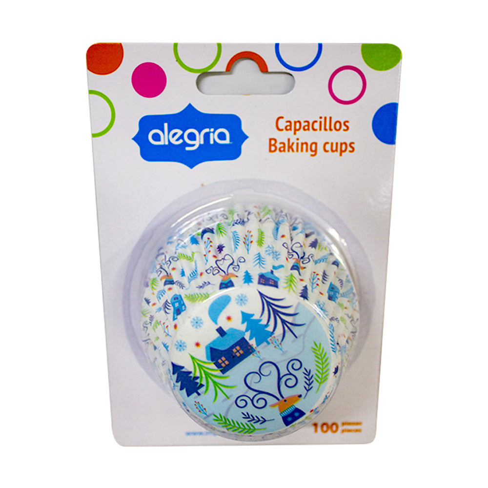 Capacillo Reno Casita Azul c/100pz