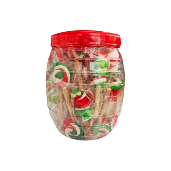 Paleta Barril Mini Espiraleta 40 pz