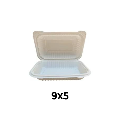 Contenedor 9x5 Bio Beige c/50pz Fécula de Maiz