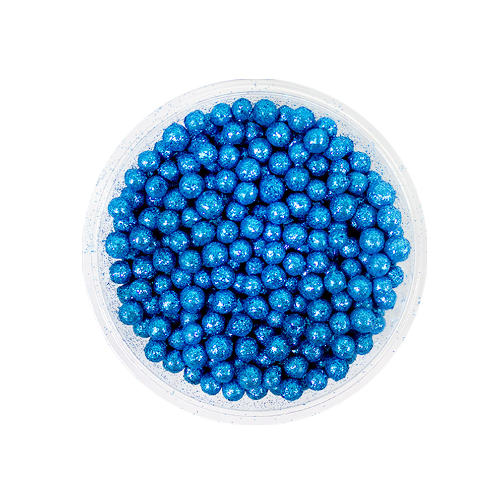 Perla Diamantada Med Azul Celeste c/100 gr