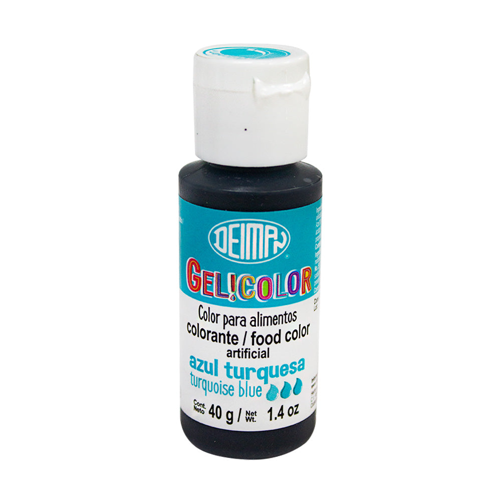 Colorante Azul Turquesa 40gr Gel