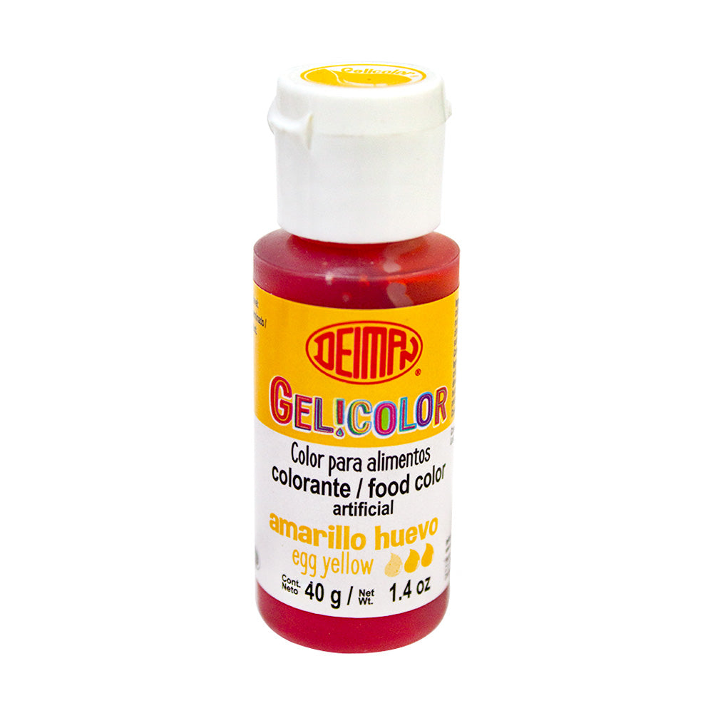 Colorante Amarillo Huevo 40gr Gel