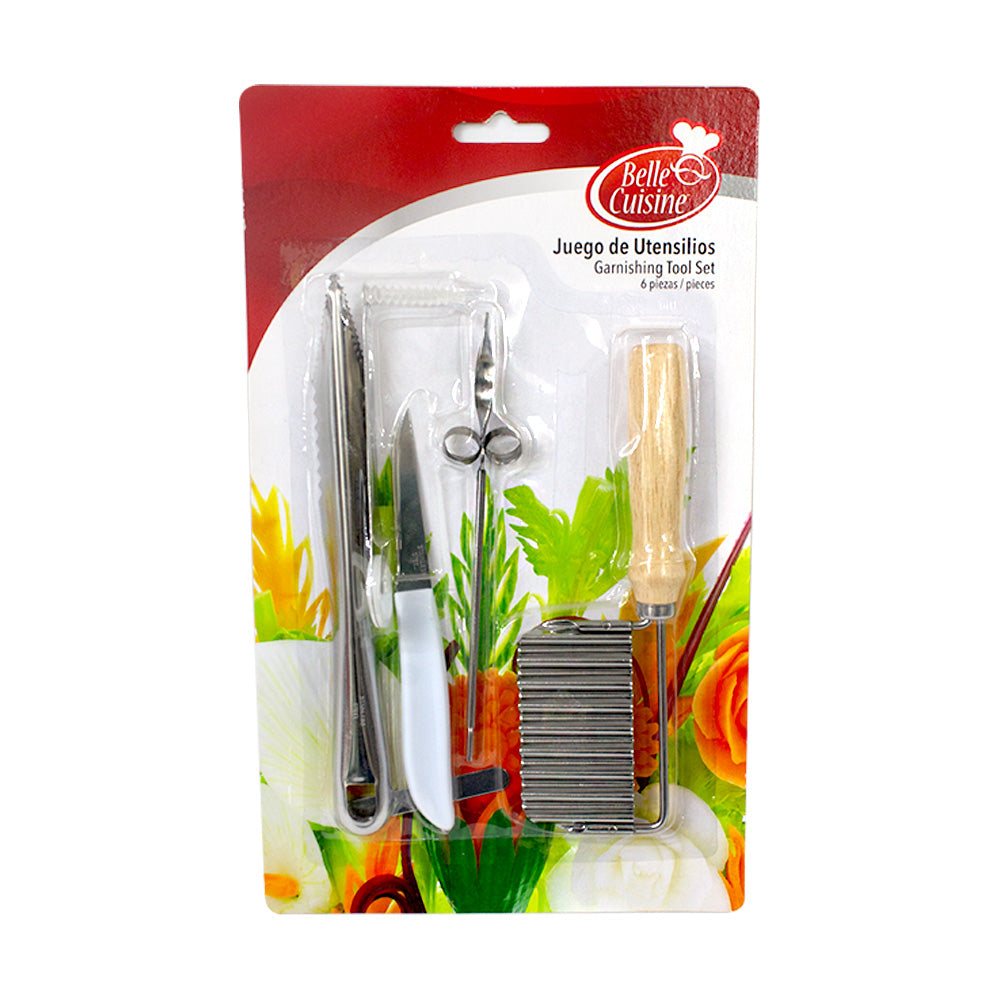 Juego de Tallado Frutas y Verduras 6 pz