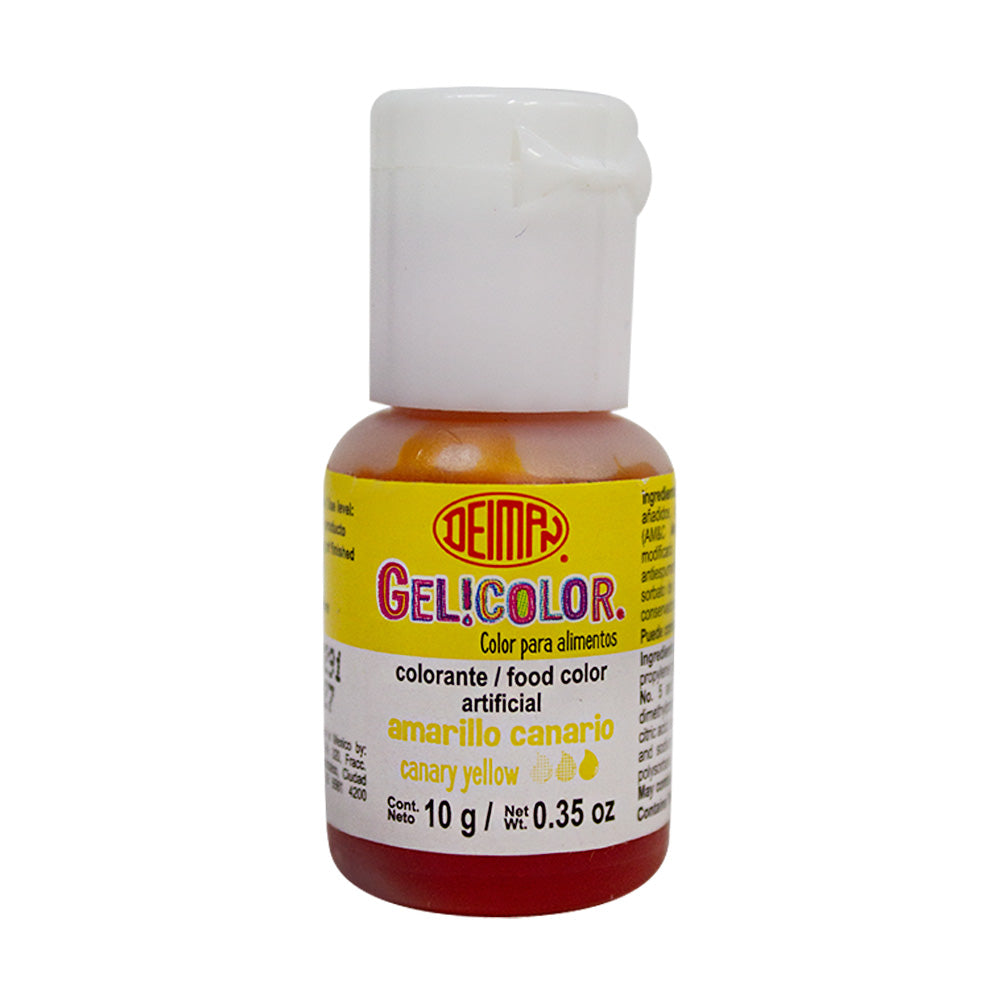Colorante Amarillo Canario 10 gr gel