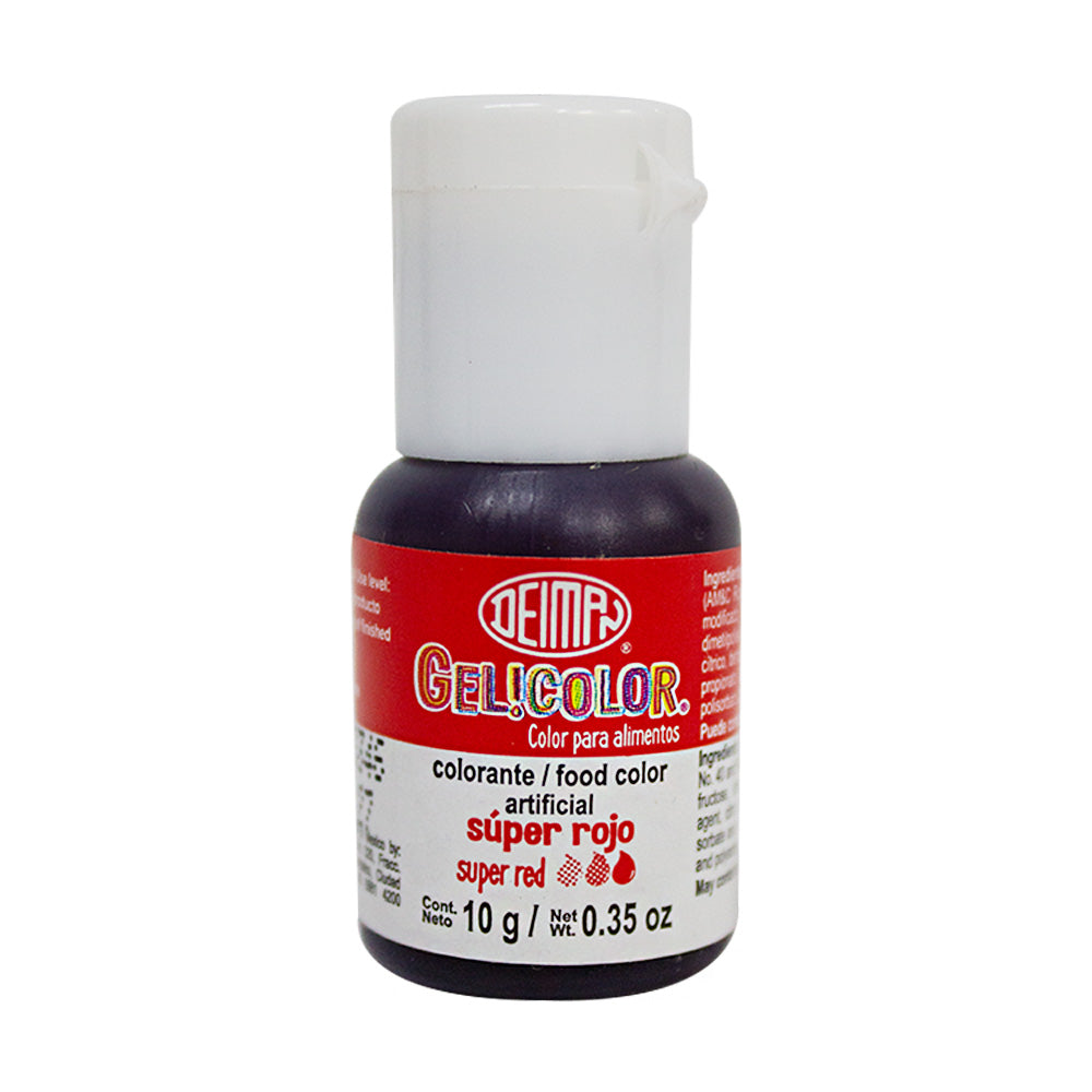 Colorante Super Rojo 10 gr gel
