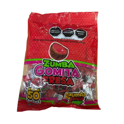 Mini Zumba Goma Fresa c/50pz
