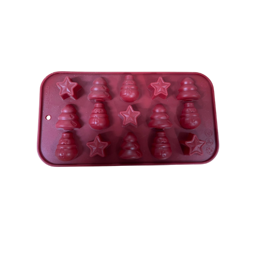 Molde Silicón Navidad 15 cav
