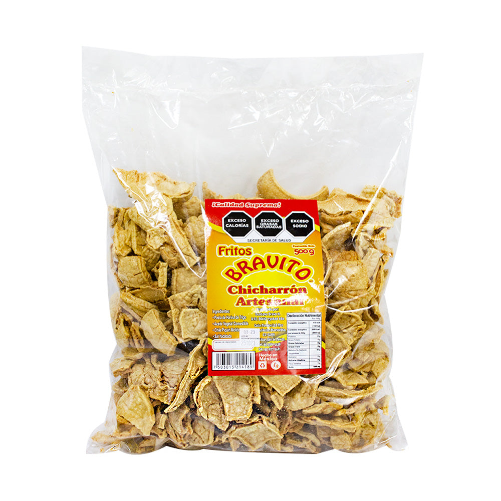 Chicharron artesanal natural  c/500gr / (Edo Méx - CDMX)