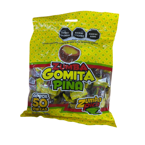 Mini Zumba Goma Piña c/50pz