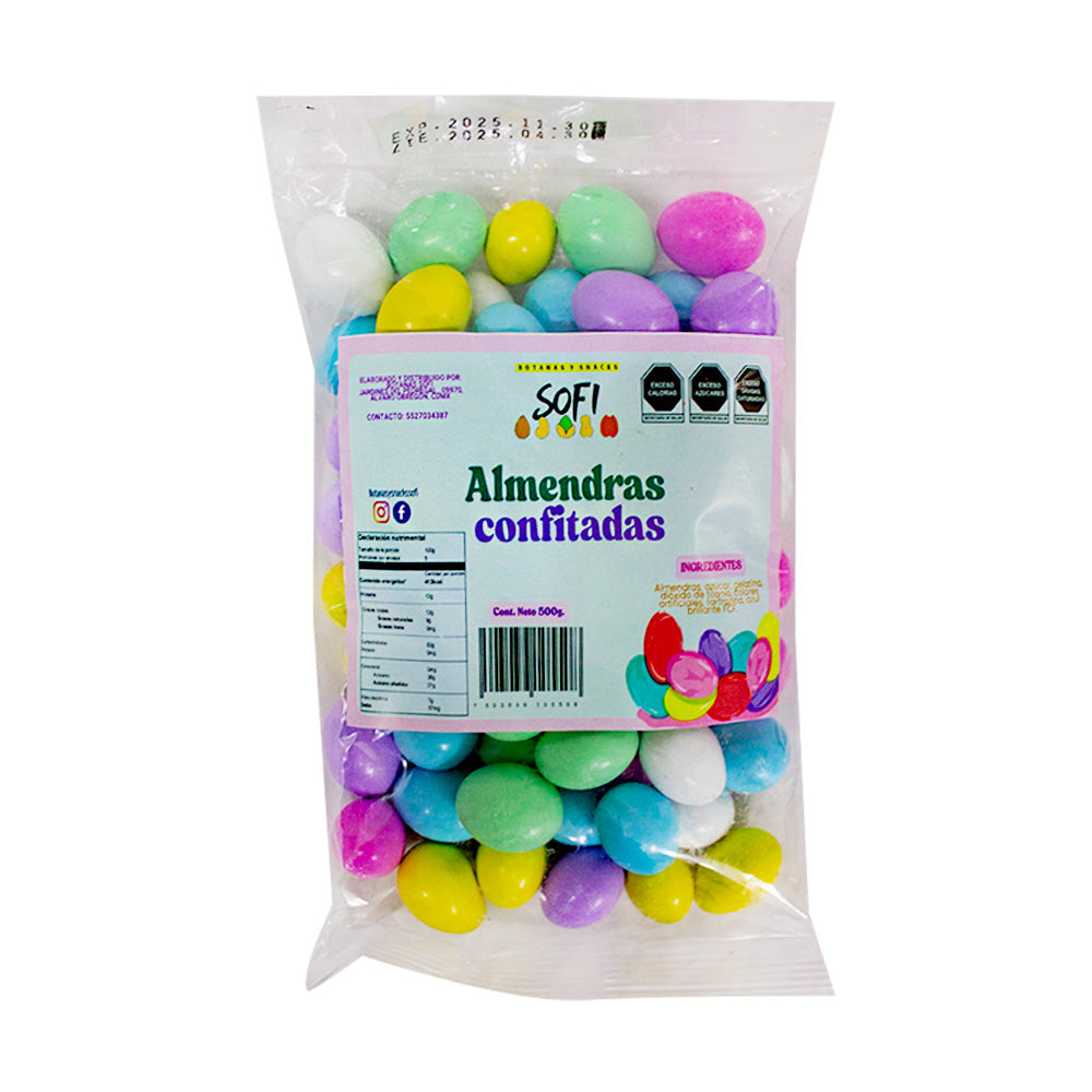Almendra confitada 500 gr