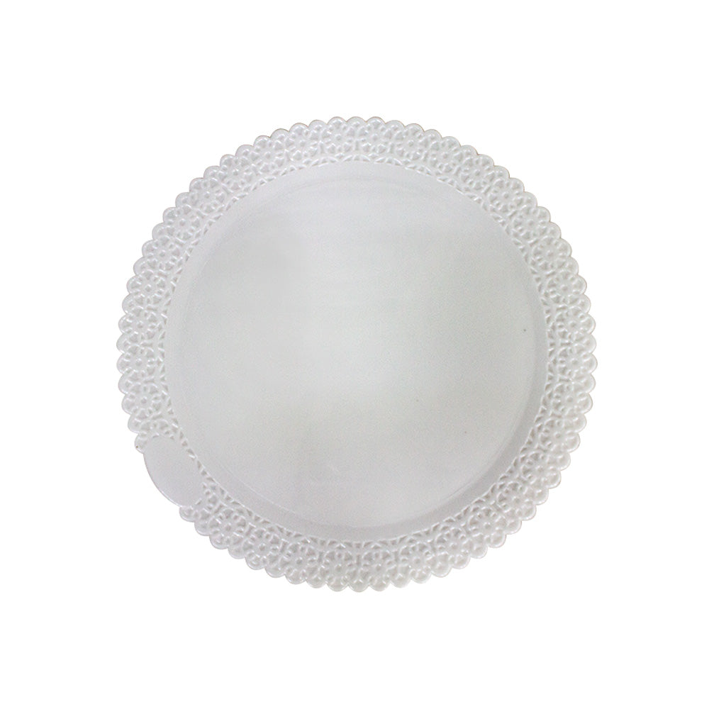 Plato Redondo c/blonda 32cm  1 pz
