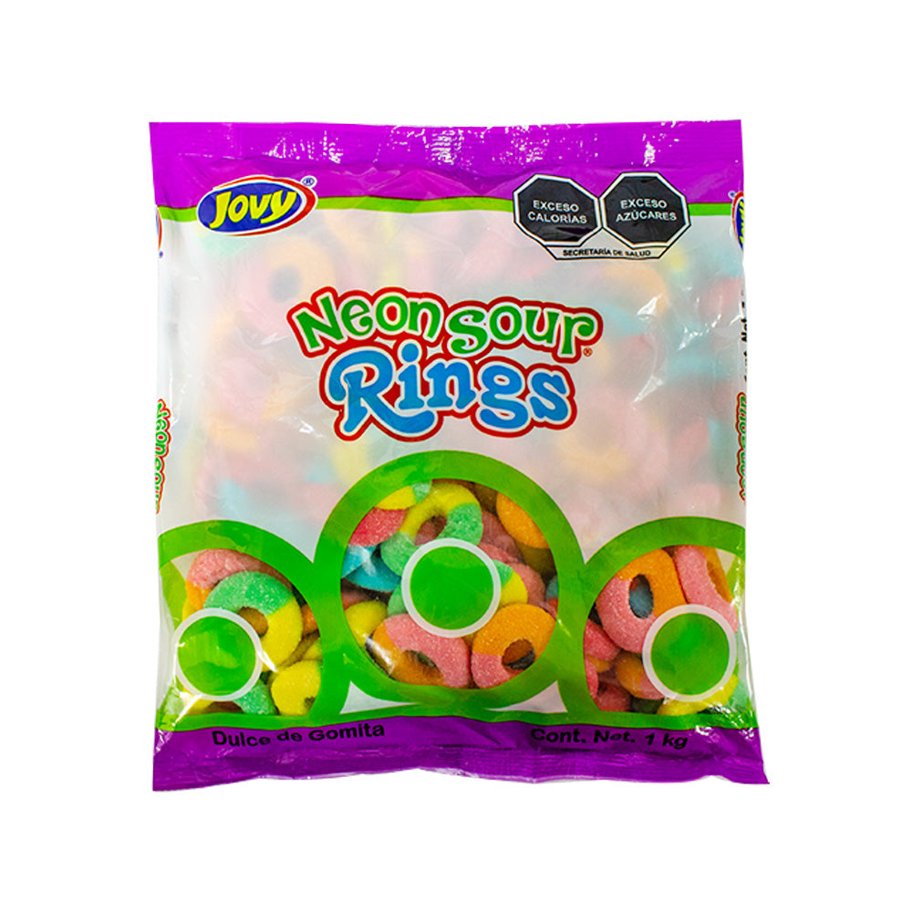 Gomitas Rings Neón c/1 kg