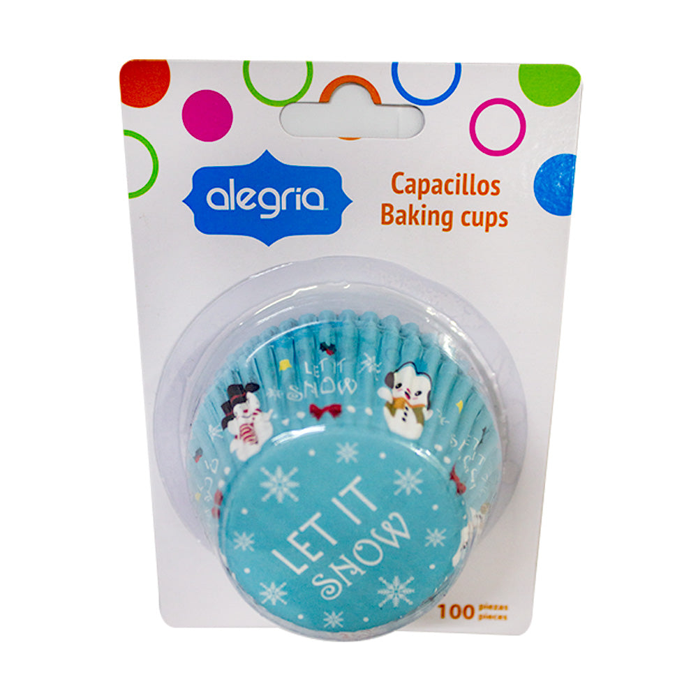 Capacillo Muñeco de Nieve c/100pz