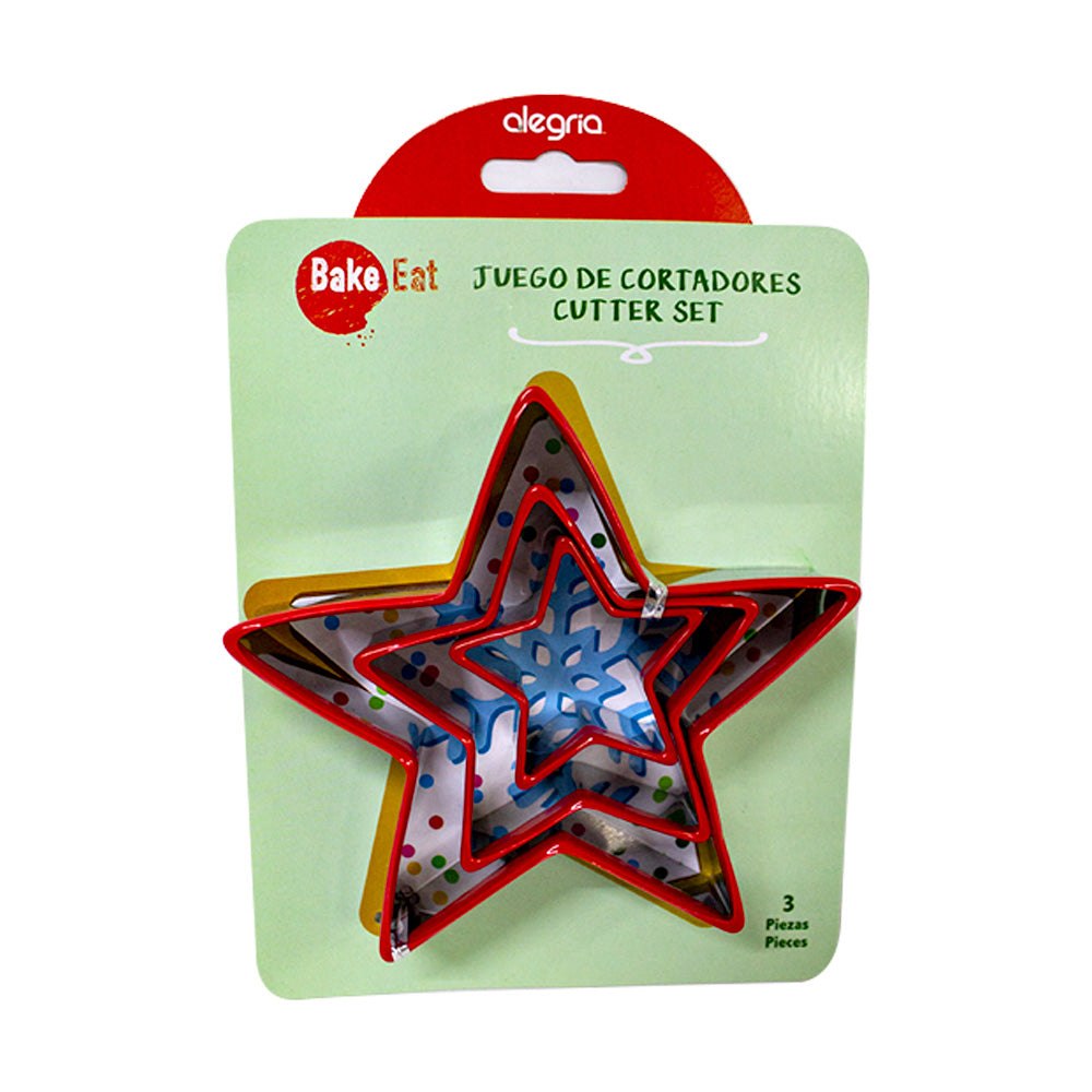 Juego de Cortador Estrellas 1 pz