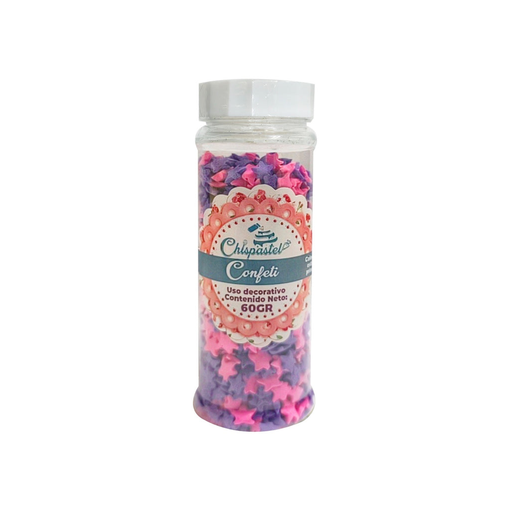 Confeti Pastel c/60 gr Estrella Princesa