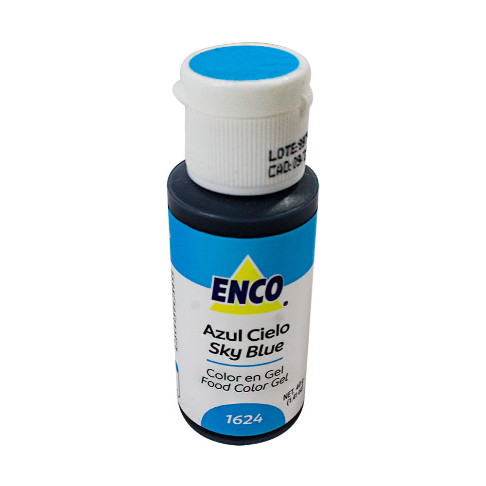 Colorante Azul Cielo 40gr Gel Enco