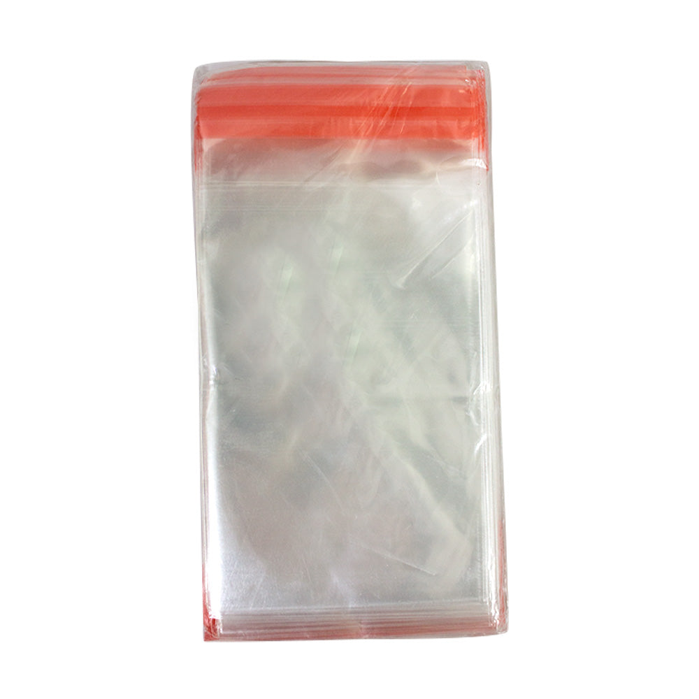 Bolsa de celofán 6x13 con pegamento c/90pz