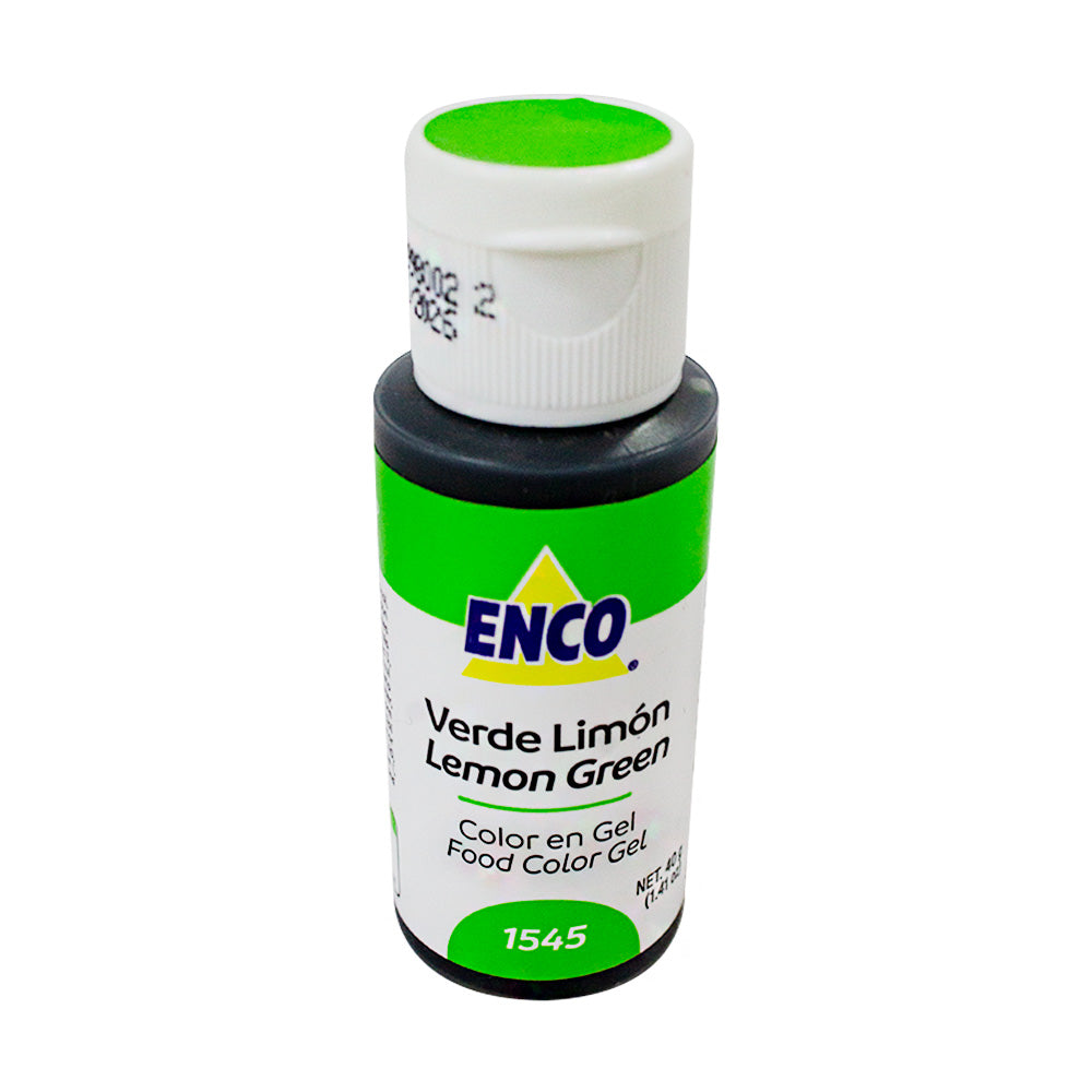 Colorante Verde Limon 40gr Gel Enco