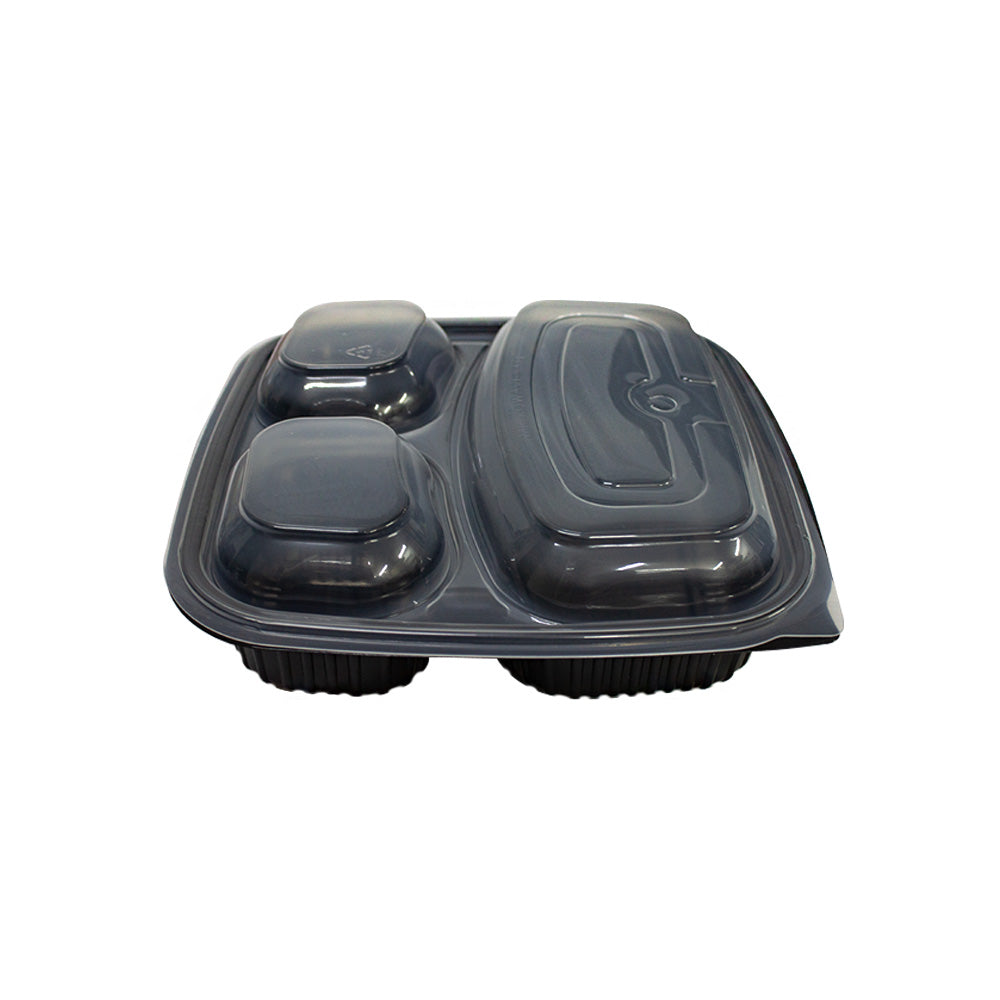 Contenedor p/comida 3 divisiones c/10 pz