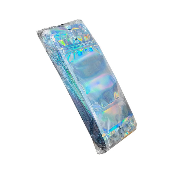 Bolsa 8x13 Holográfica ziploc c/50pz