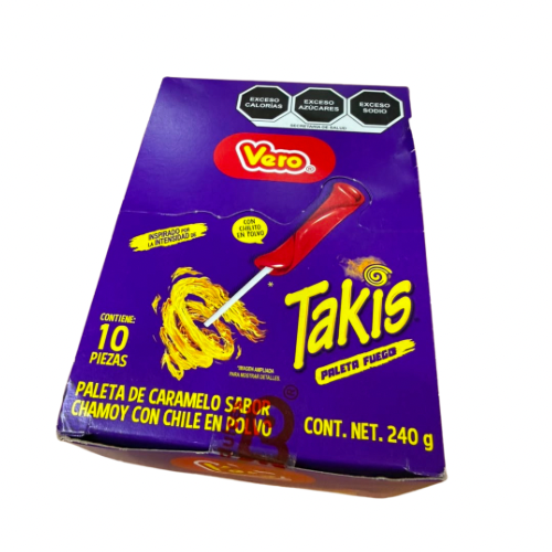 Paleta Takis c/10 pz