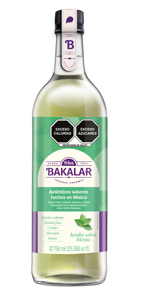 Jarabe Gourmet Fríos 750 ml Menta