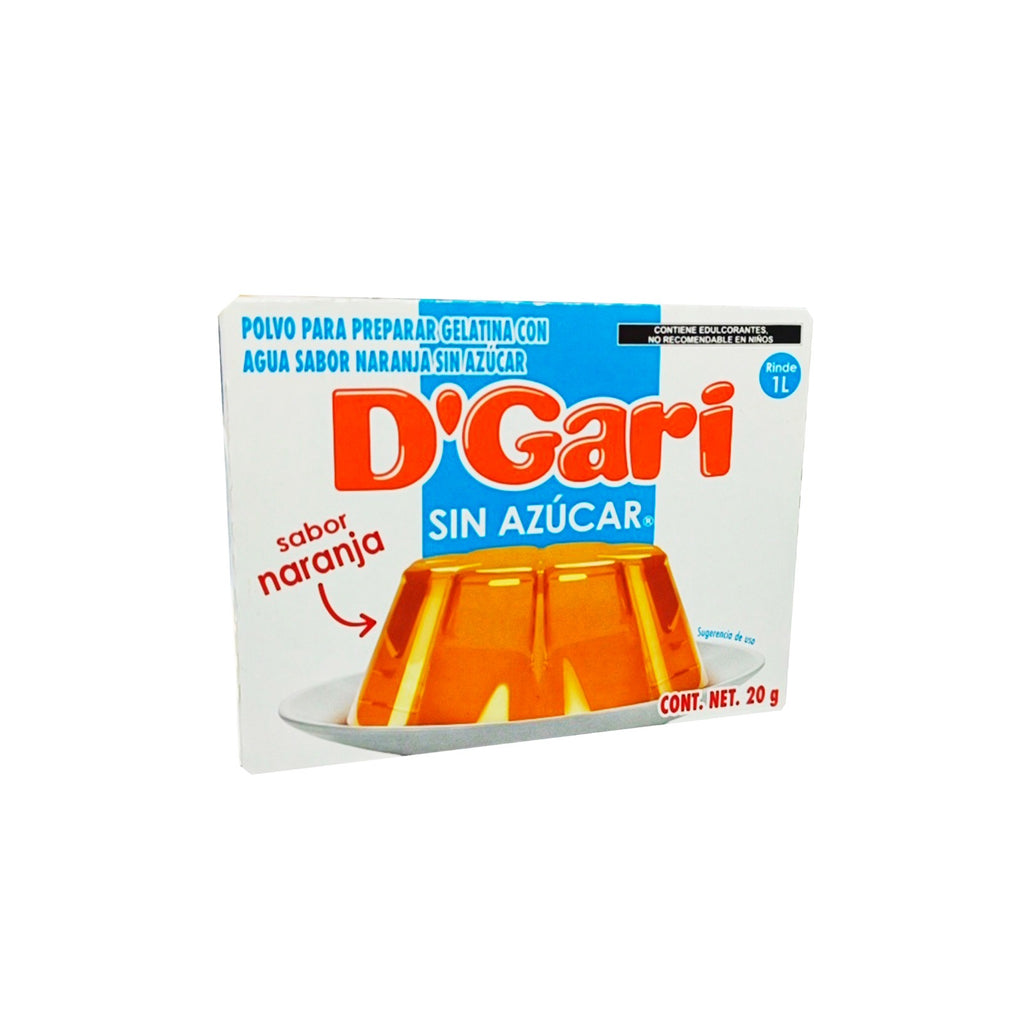 Gelatina Naranja Sin Azúcar c/20 gr