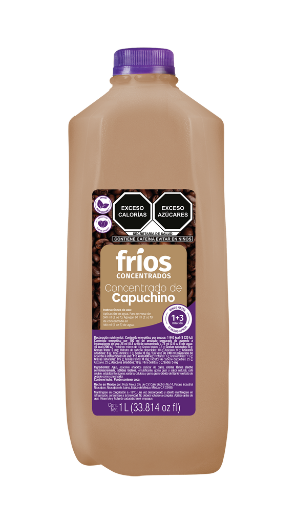 Concentrado Capuccino Fríos 1 LT(Edo Méx - CDMX)