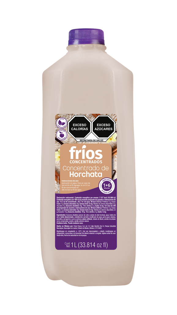 Concentrado Horchata Fríos 1 lt (Edo Méx - CDMX)