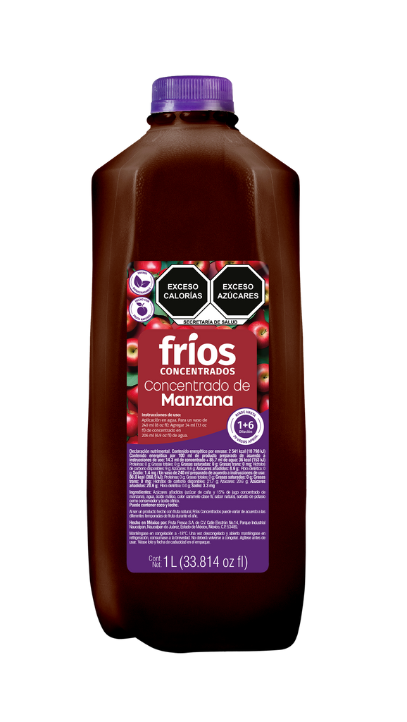 Concentrado Manzana Fríos 1 lt (Edo Méx - CDMX)