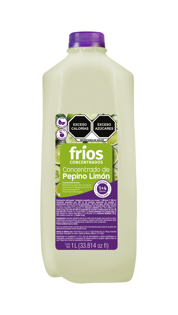 Concentrado Pepino Limon Fríos 1 lt (Edo Méx - CDMX)