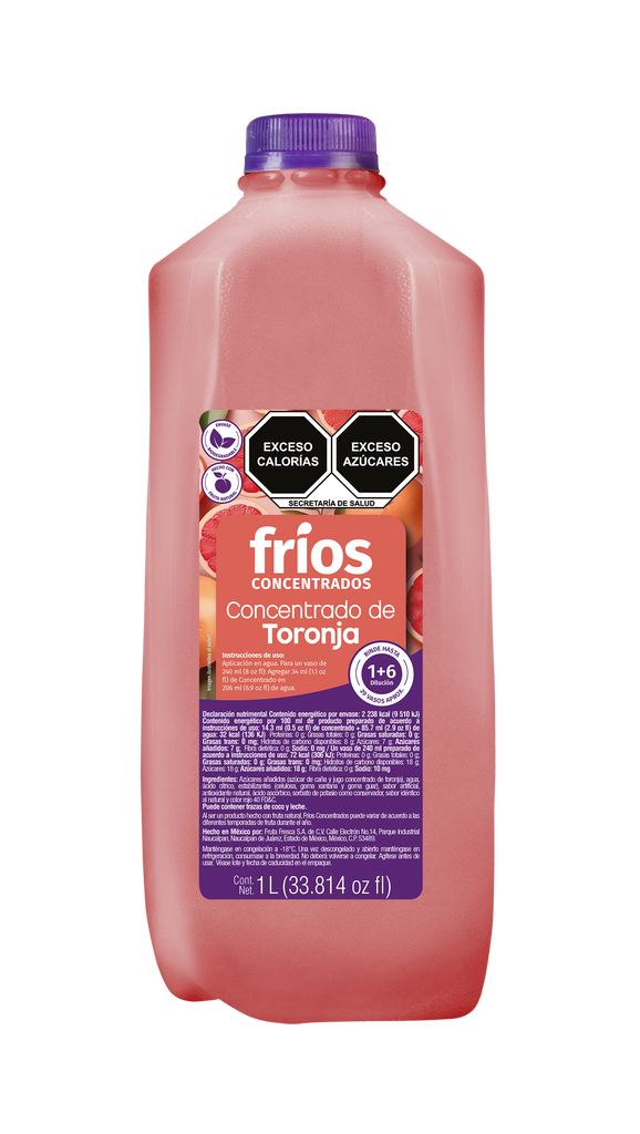 Concentrado Toronja Fríos 1 lt (Edo Méx - CDMX)
