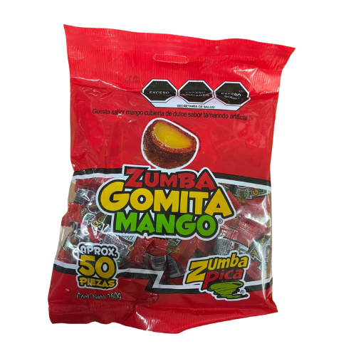 Mini Zumba Goma Mango c/50pz