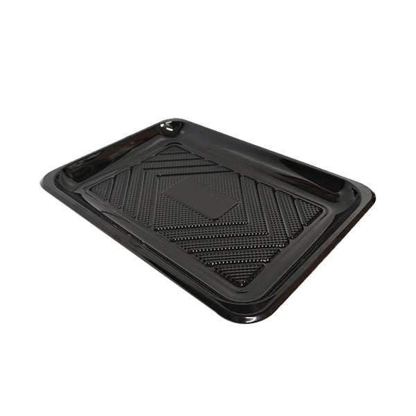 Domo Rectangular Chico Negro Pet 5 pz
