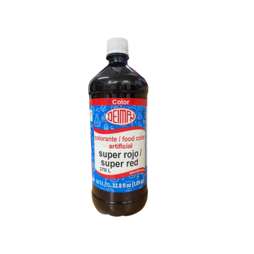 Colorante Super Rojo liquido 1Lt