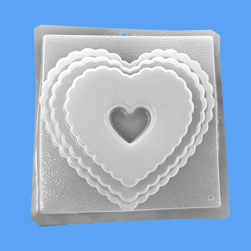 Molde para gelatina Tres Corazones 1 pz