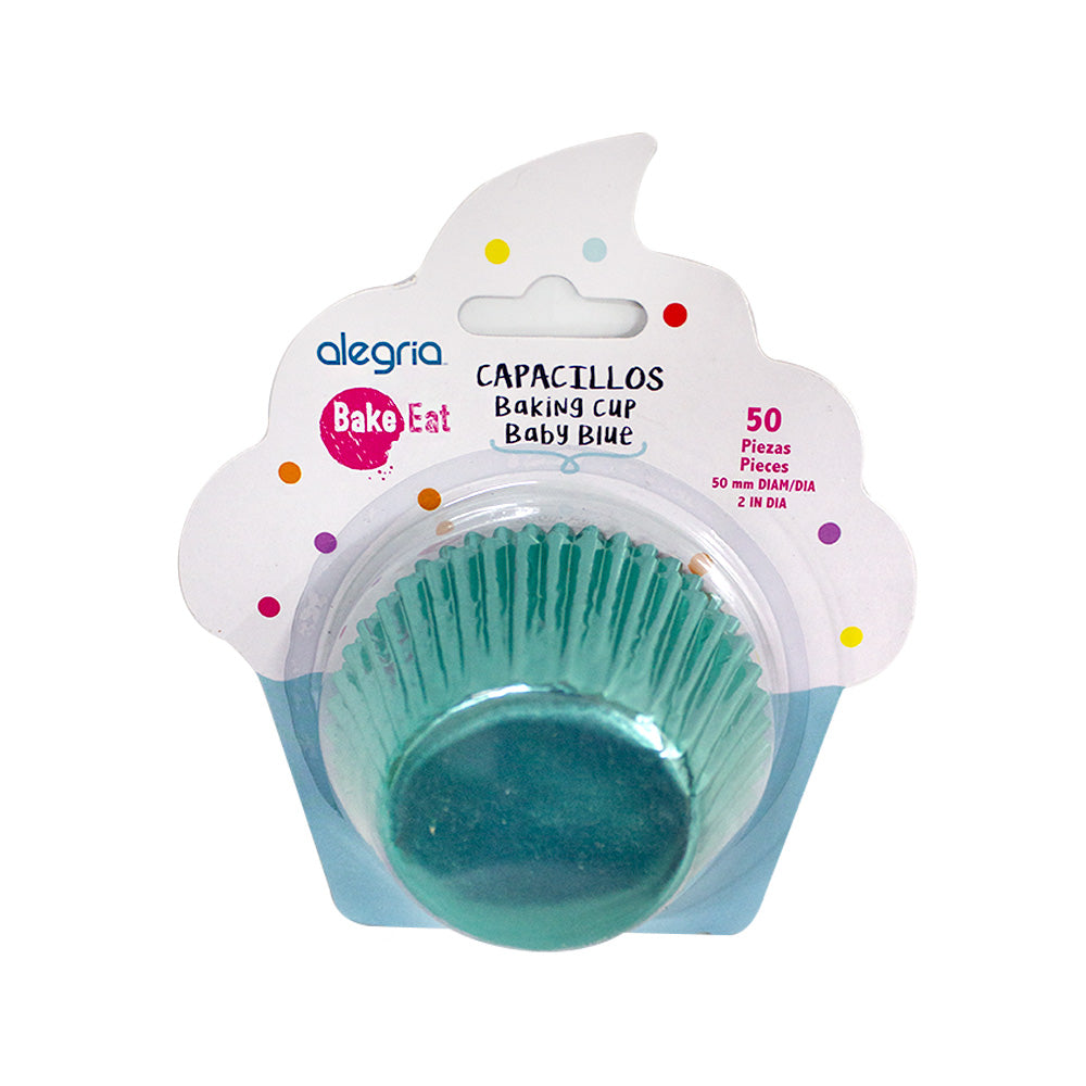 Capacillo Metalico Agua Marina c/100pz