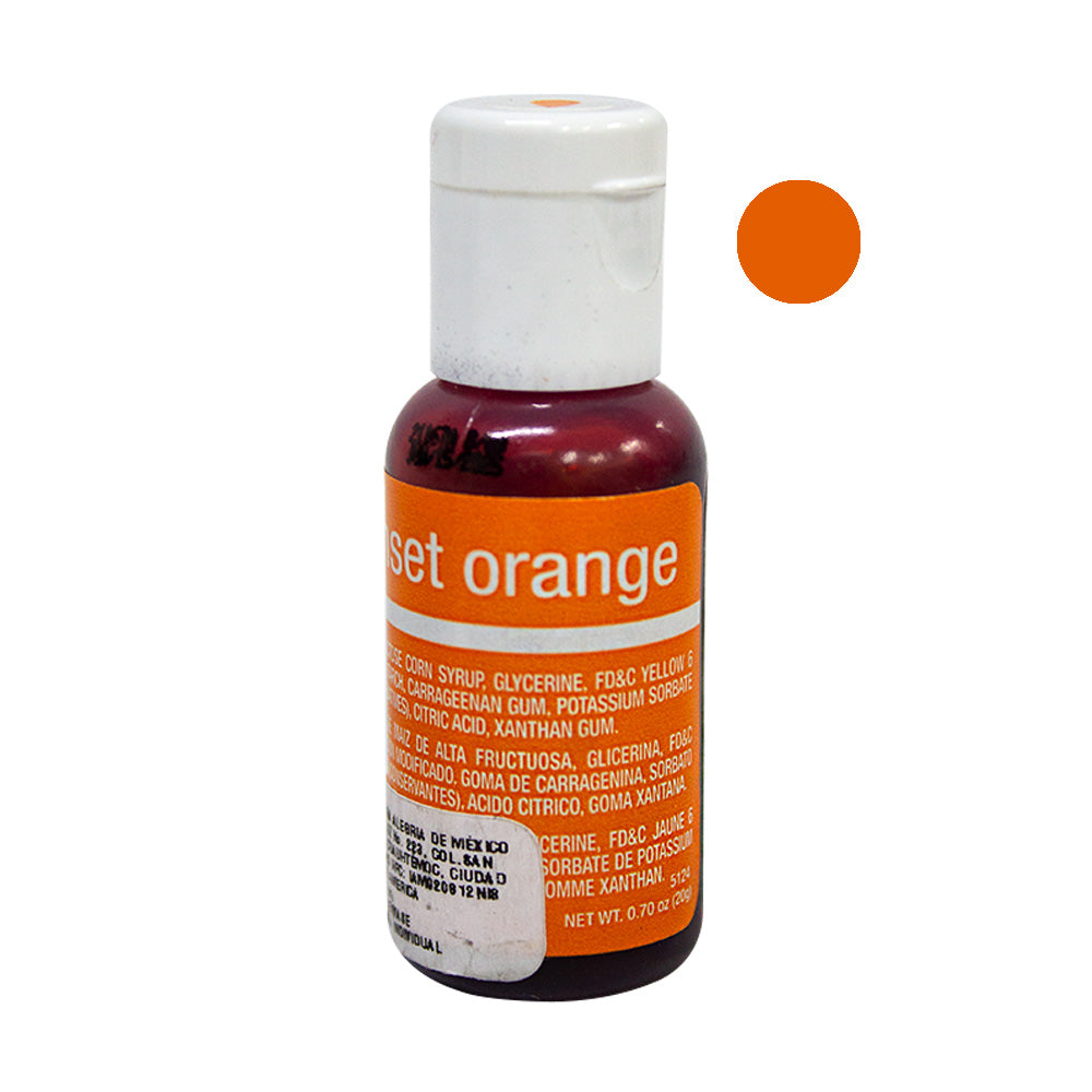 Colorante Gel Sunset Orange 20 gr
