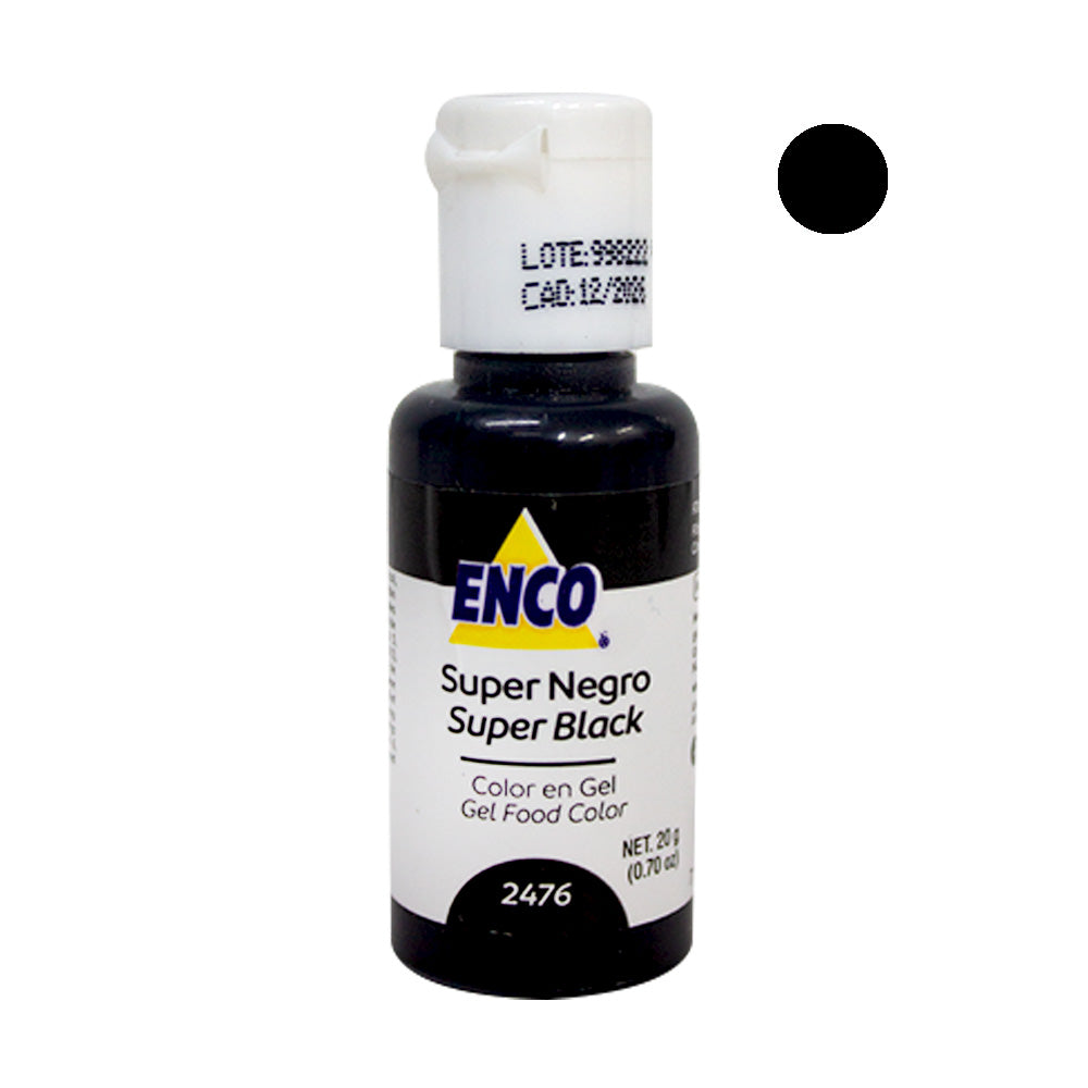 Colorante Super Negro 20gr Gel Enco