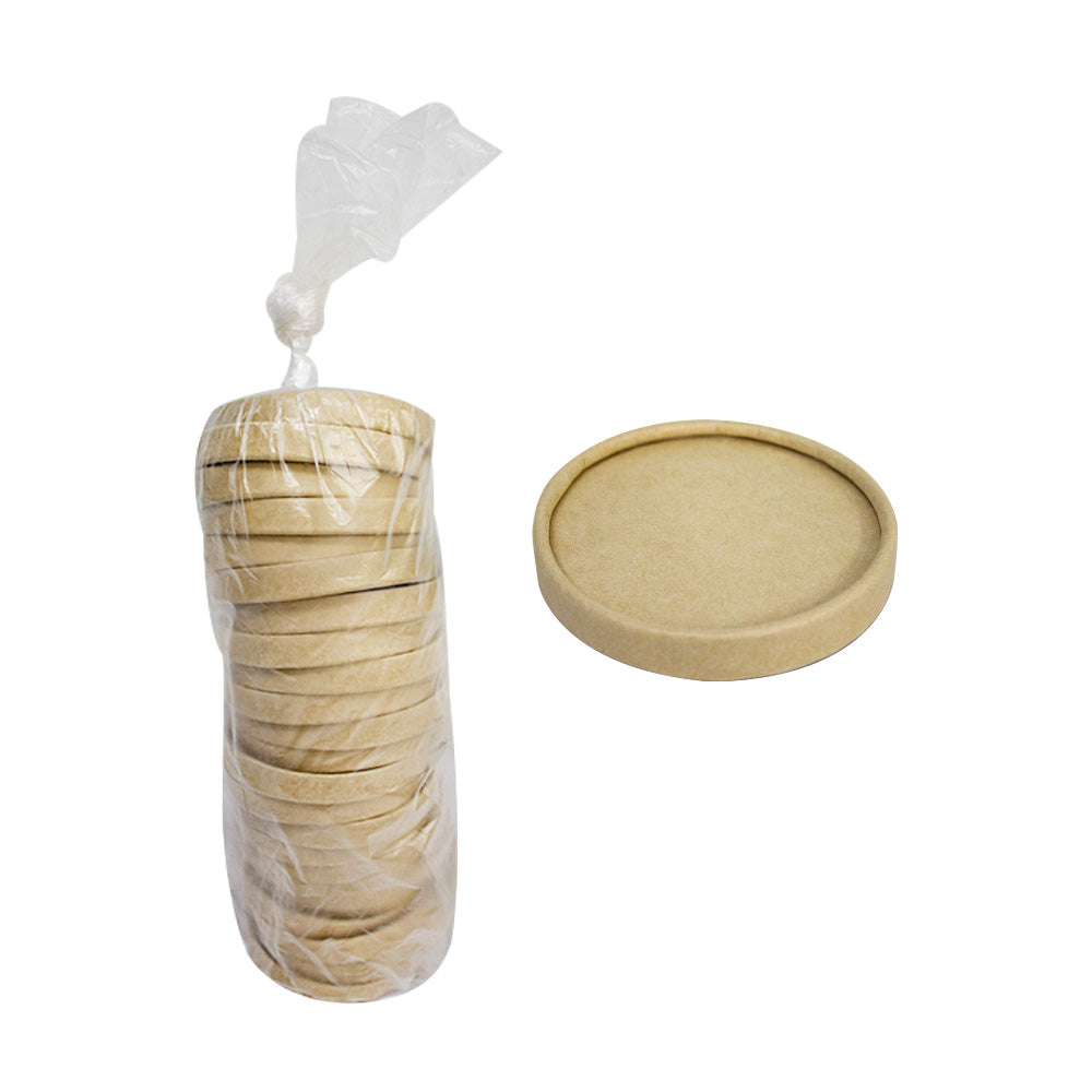 Tapa Bio Kraft 4 oz c/25 pz
