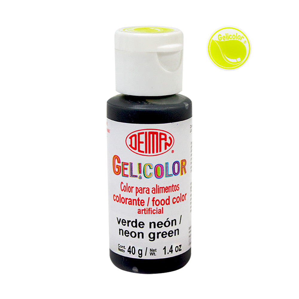 Colorante Verde Neón 40gr Gel