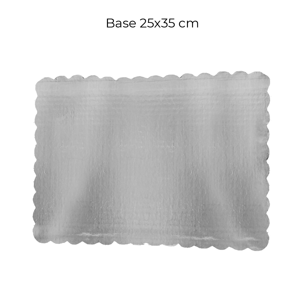 Base cartón aluminio 25x35 cm