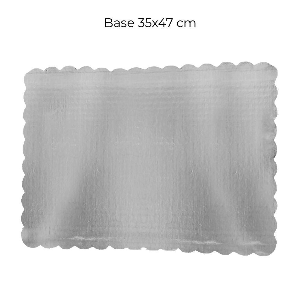 Base cartón aluminio 35x47 cm