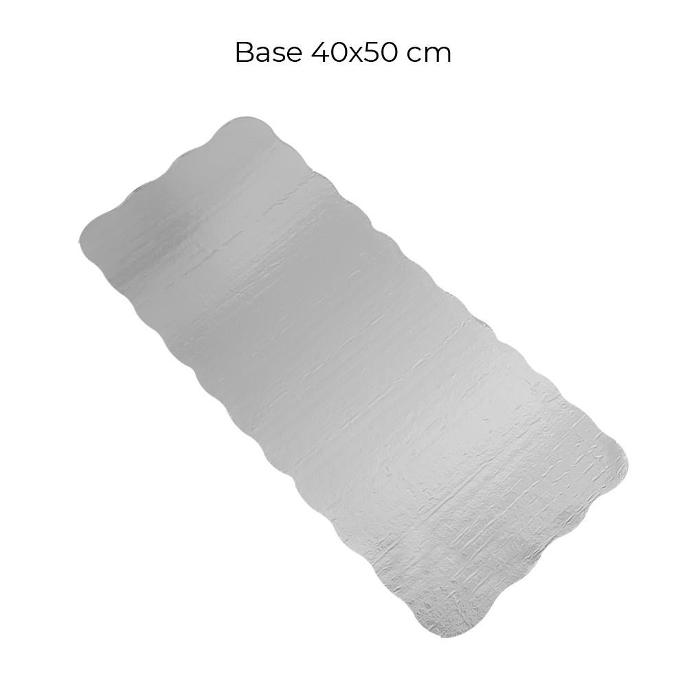 Base cartón aluminio 40x50 cm