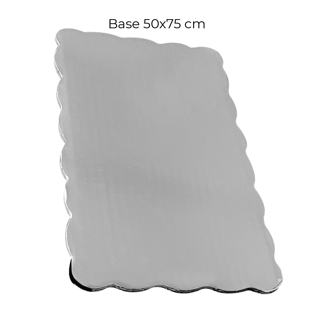 Base cartón aluminio 50x75 cm